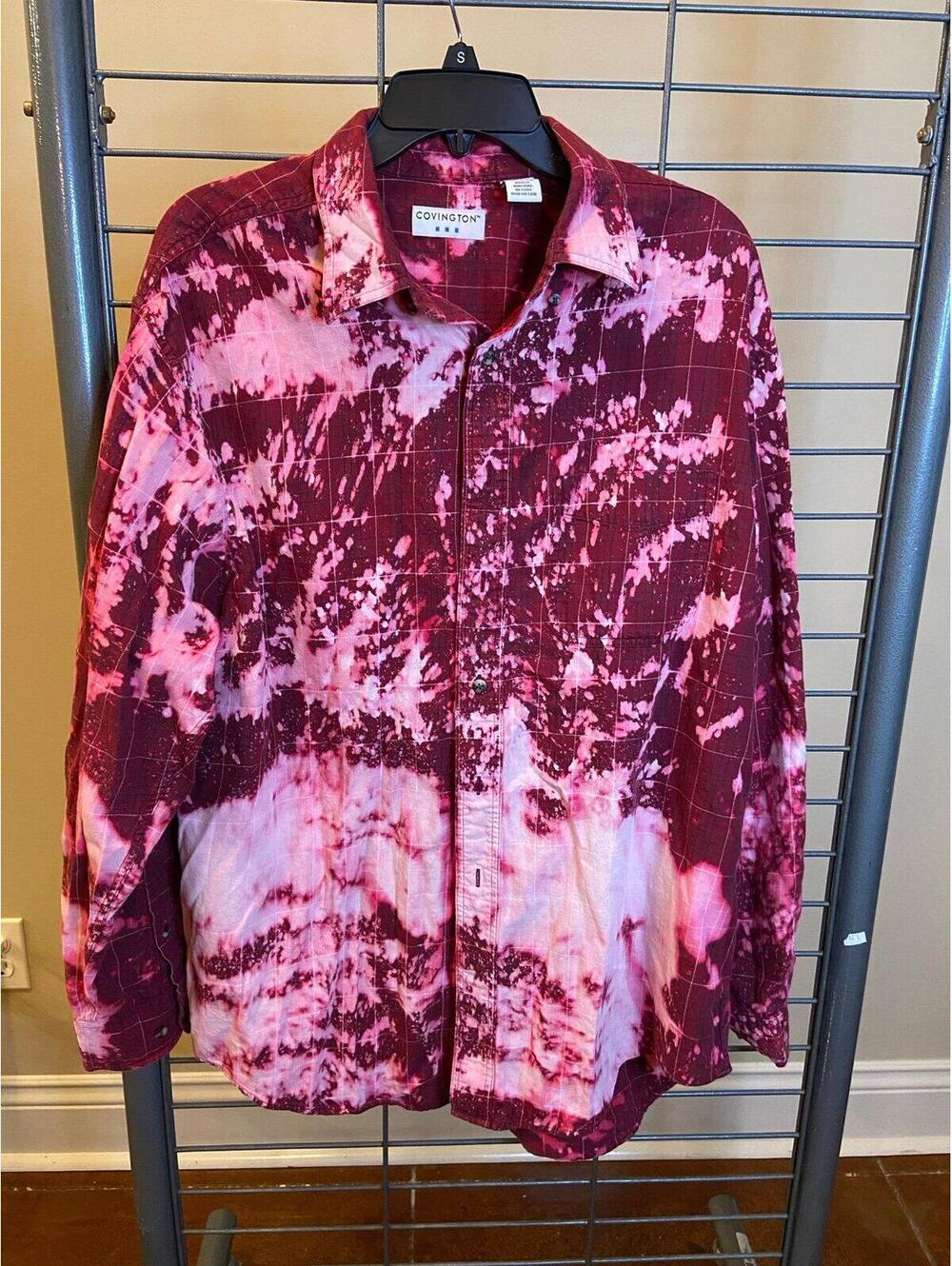 Tie-dye Flannel‎ Shirt